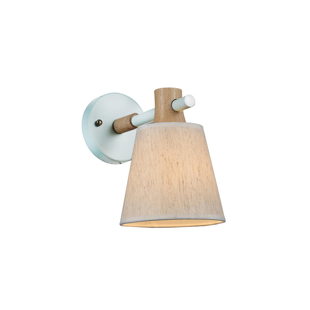 Aplique pared pantalla textil beige 1xE27 - IX9218