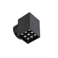 Aplique pared PRISMA ROMA SQUARE 9 negro 12W 3000K - MN0535