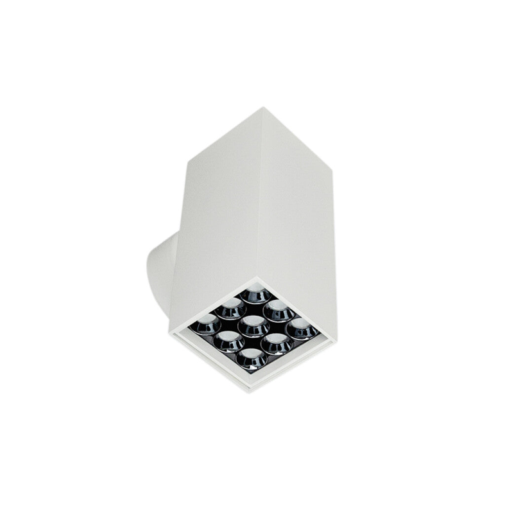 Aplique pared PRISMA ROMA SQUARE9 dúo blanco 24W - MN0533