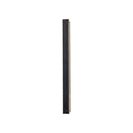 Aplique pared rect negro luz indir 18W cálida IP65 - ZU0334