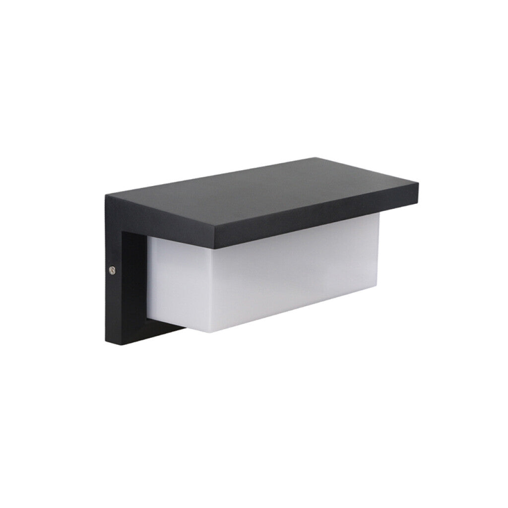Aplique pared rect ngo 12W cálida IP65 840lm - ZU0344