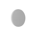 Aplique pared redondo bco 12W cálida IP65 600lm - ZU0325
