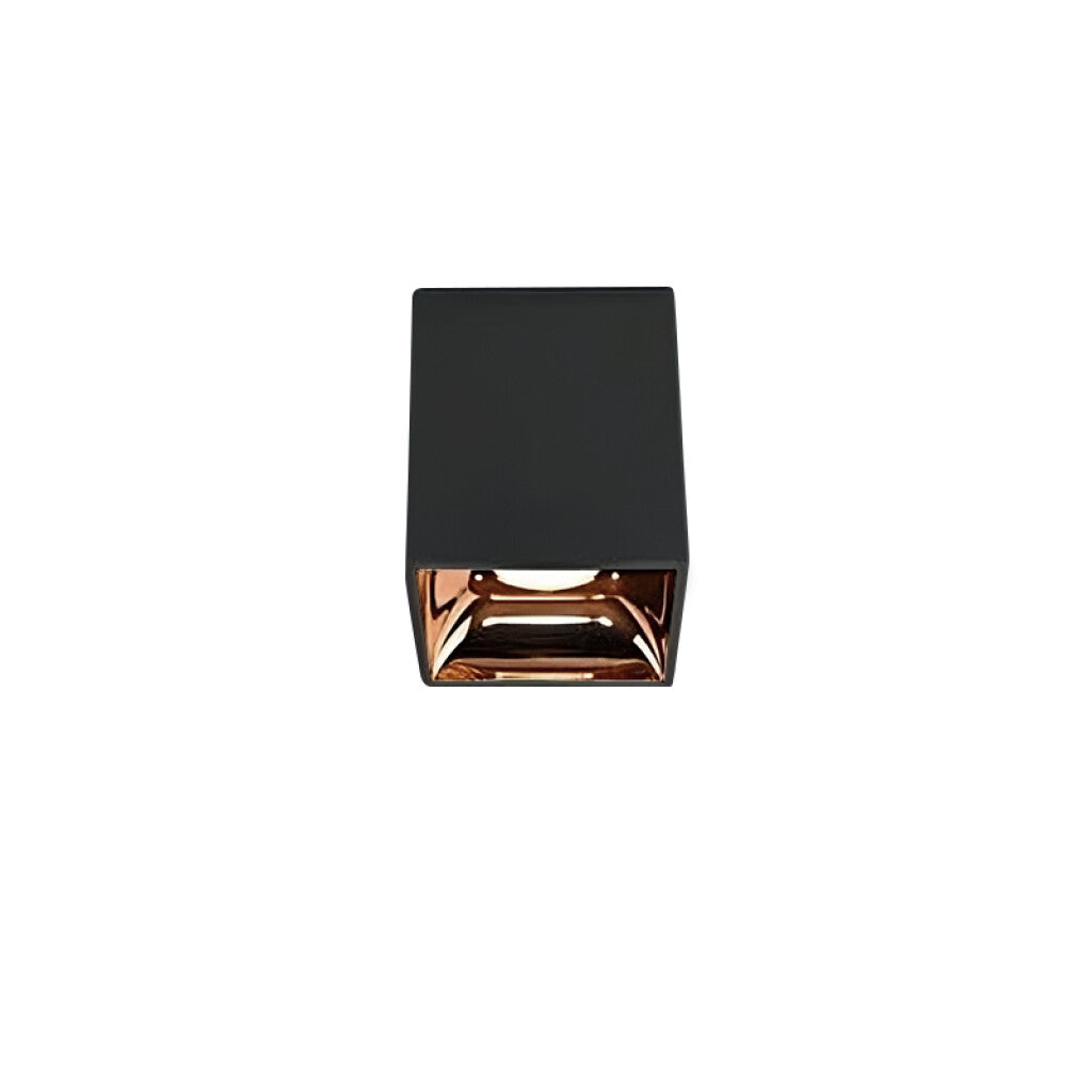 Aplique REFLECTO 95 negro y reflector negro GU10 - MN0519