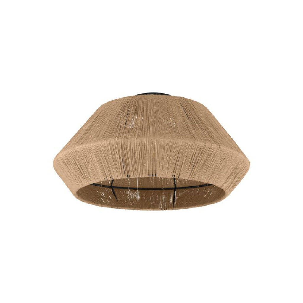 Aplique techo entramado hilo beige Ø480mm ALDERNEY - EG4226