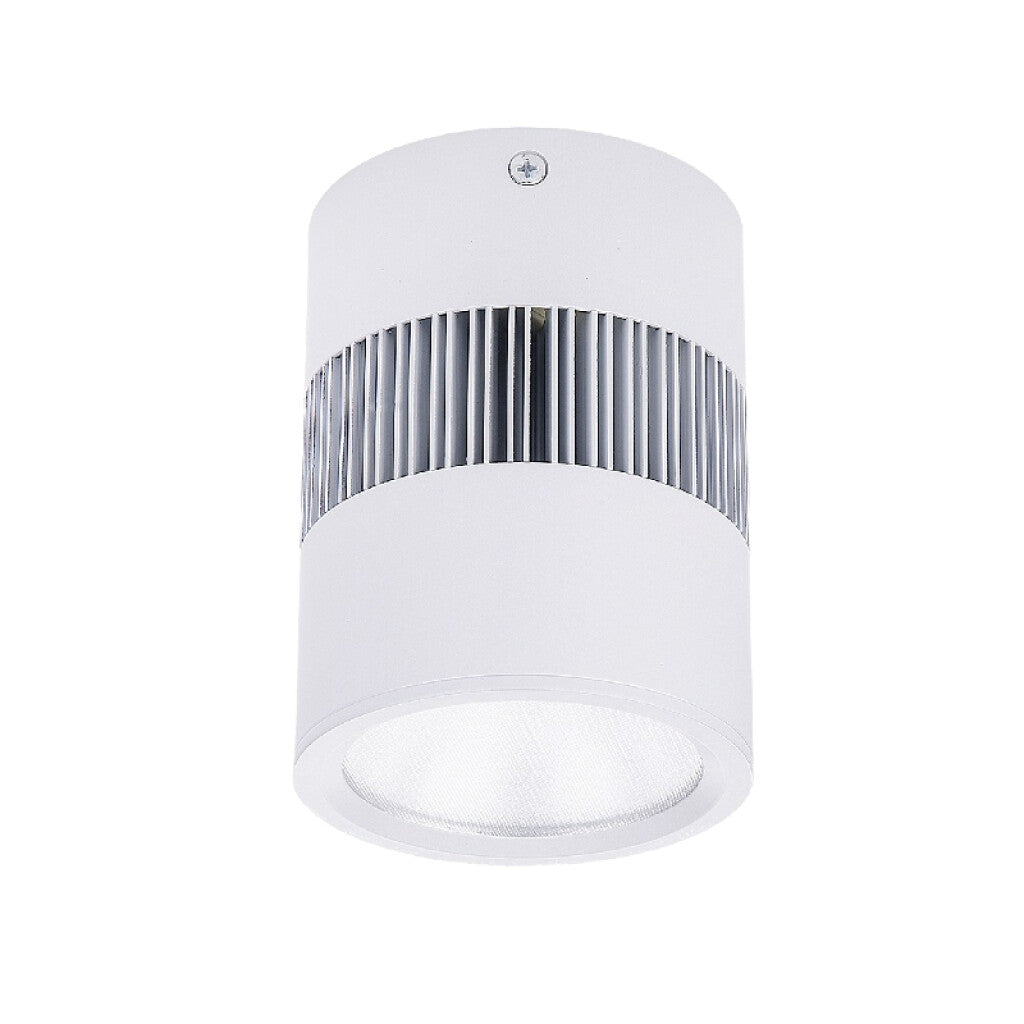 Aplique techo LED integrado blanco 10W 3000K Ø9cm - NV0392