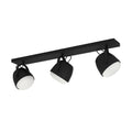 Aplique techo metálico negro, 3 luces E27 UPANEMA - EG3484