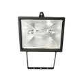 Artefacto halógeno 500W rectangular, color negro - AI7500