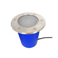 Artefacto p/emb. en piso, IP65, satinado, E27 - AI7530