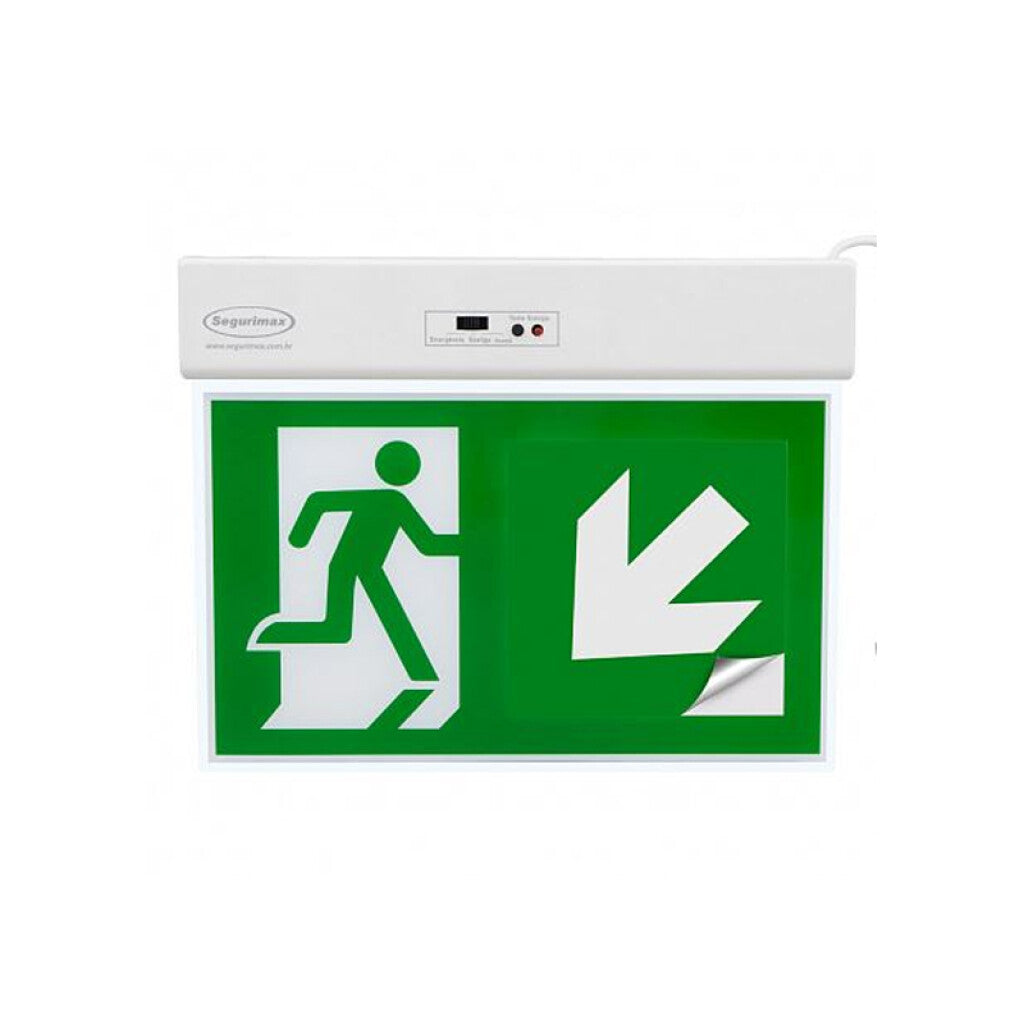Artefacto señalización ESCALERA/PUERTA SLIM chico - SG0037X