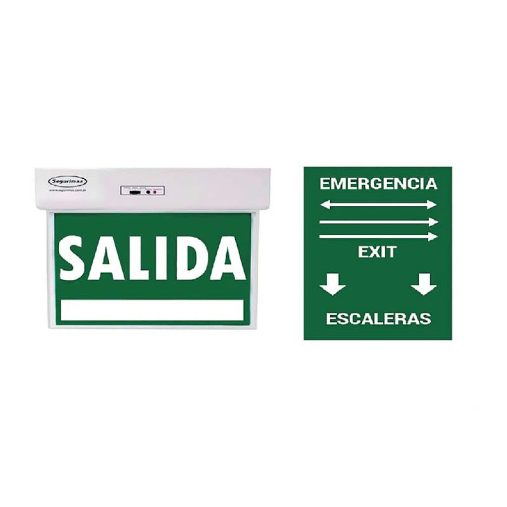 Artefacto señalización SALIDA, mediano - SG0032