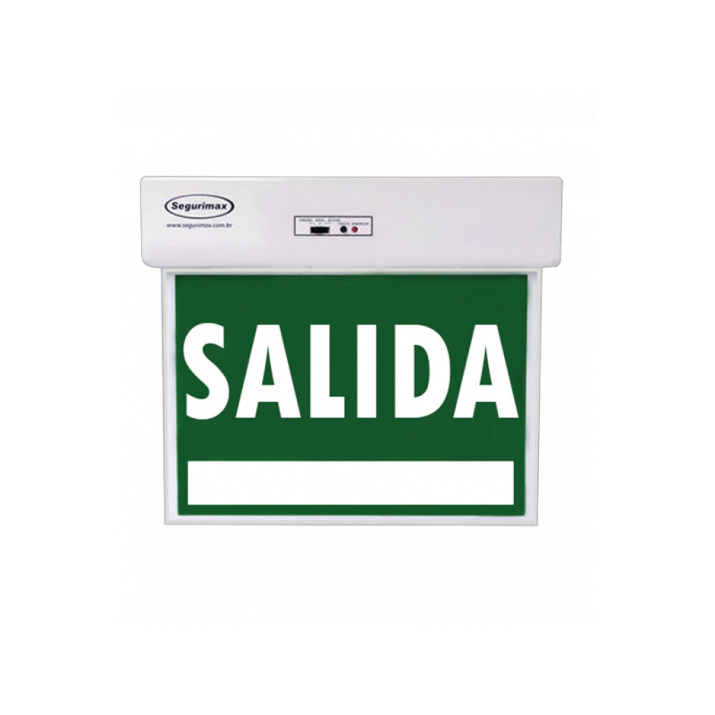 Artefacto señalización SALIDA,SLIM chico - SG0030X