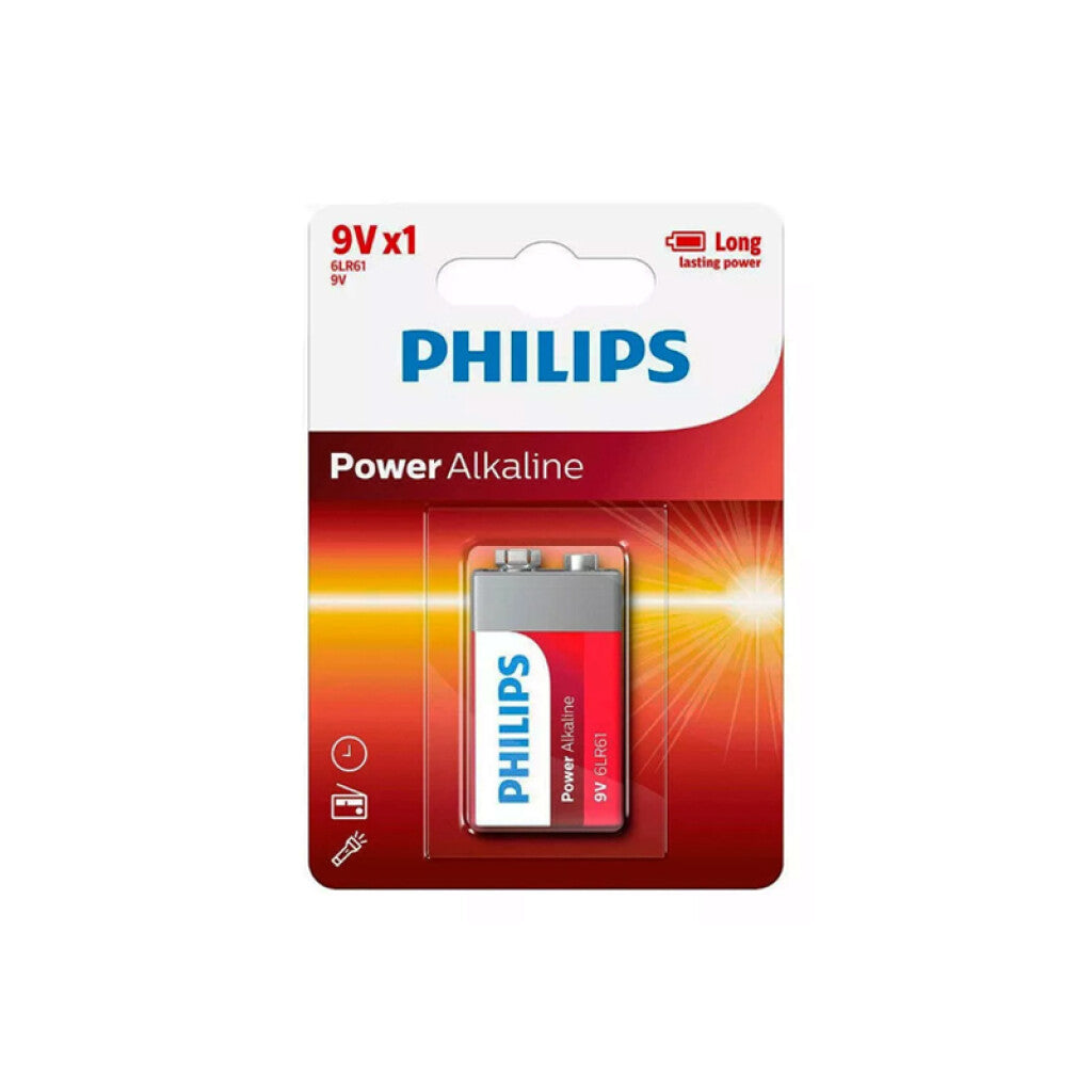 Batería alcalina 9V Power Alkaline - PH1908