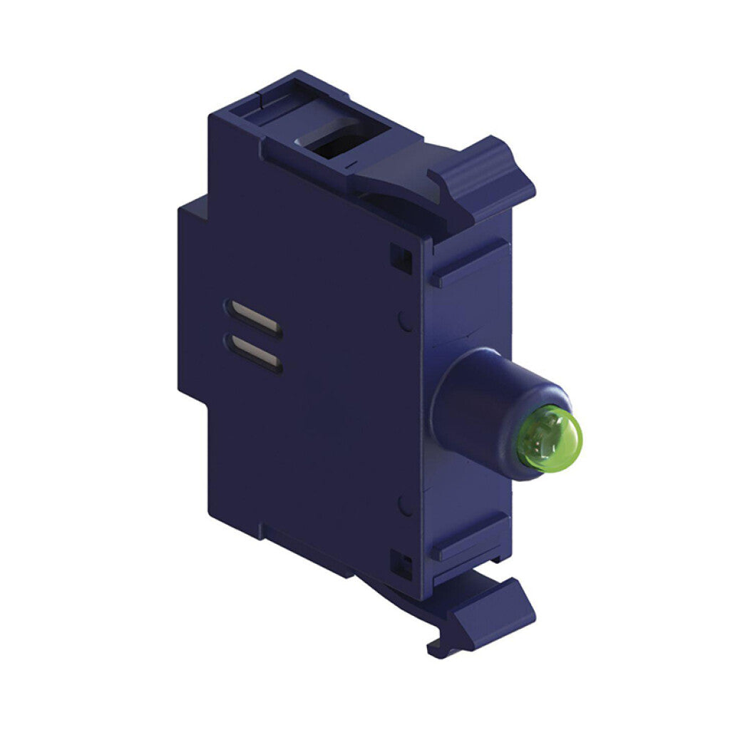 Block contacto led 220VAC-DC verde, CSW-BIDLF-2D66 - WE5852X