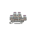 Borne de doble piso puenteado p/riel 2,5mm² - WG1550