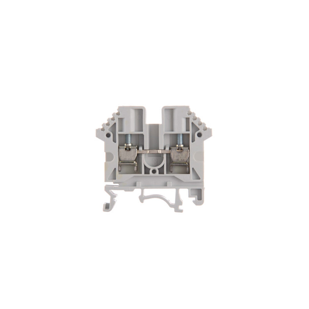 Borne de paso para riel 4mm² gris BPN - ZO5010