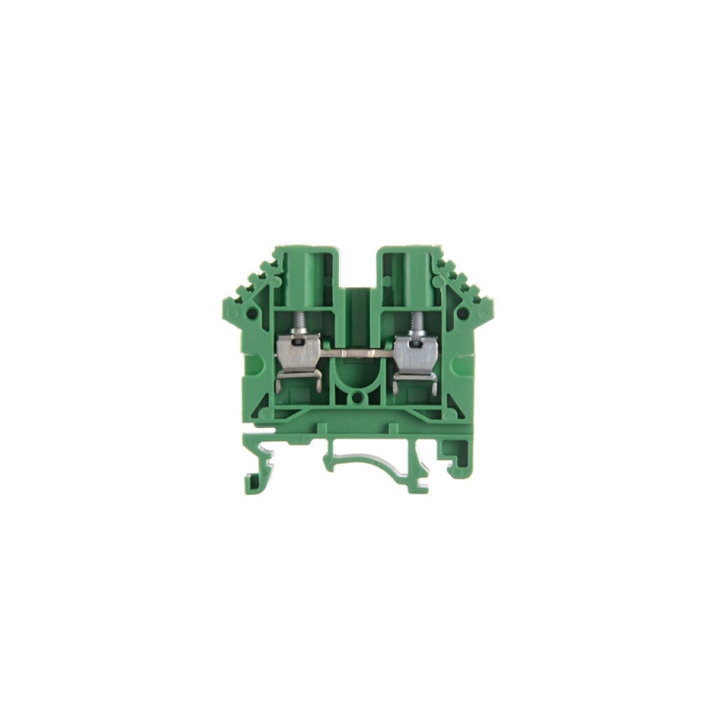 Borne de paso para riel 4mm² verde BPN - ZO5016