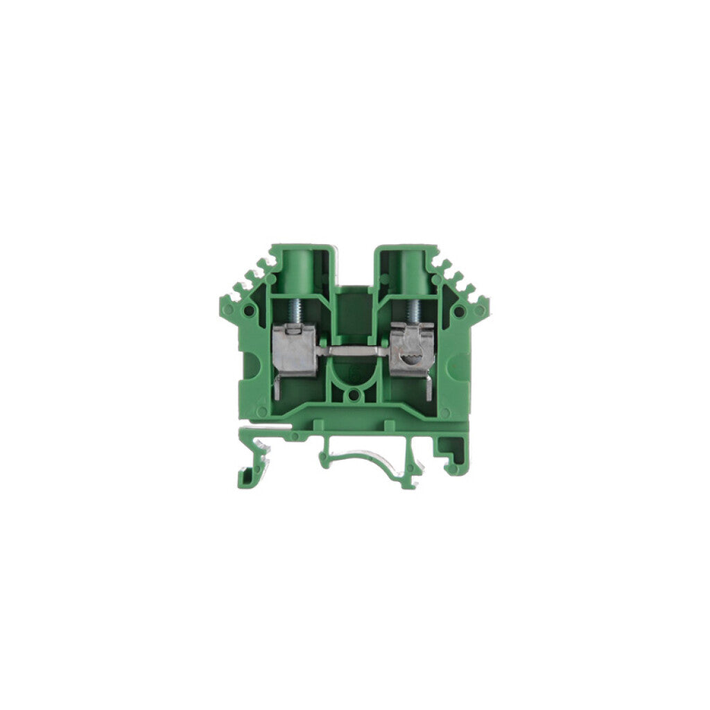 Borne de paso para riel 6mm² verde BPN - ZO5022