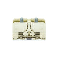 Borne de potencia p/riel aislado M16 gris - WG1302
