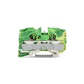 Borne de tierra p/riel 16mm² verde/amarillo - WG0045