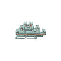 Borne de triple piso p/riel 2,5mm² gris - WG1501
