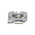 Borne p/riel aislado 10mm² gris - WG0031