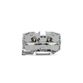 Borne p/riel aislado 16mm² gris - WG0041