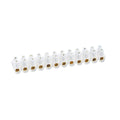 Bornera flexible 12 bornes 16mm2, color blanco - LF3247