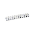 Bornera flexible 12 bornes 2,5mm2, color blanco - LF3239