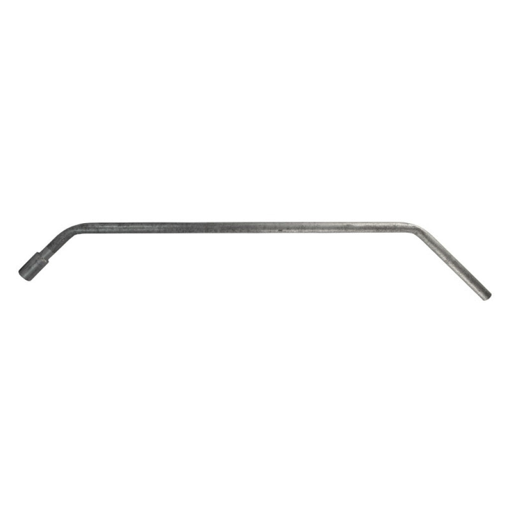 Brazo galvanizado curvo 11/4" de 2 metros - B41009