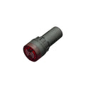 Buzzer sirena piloto LED rojo Ø22x66mm 24V AC/DC - CF4130