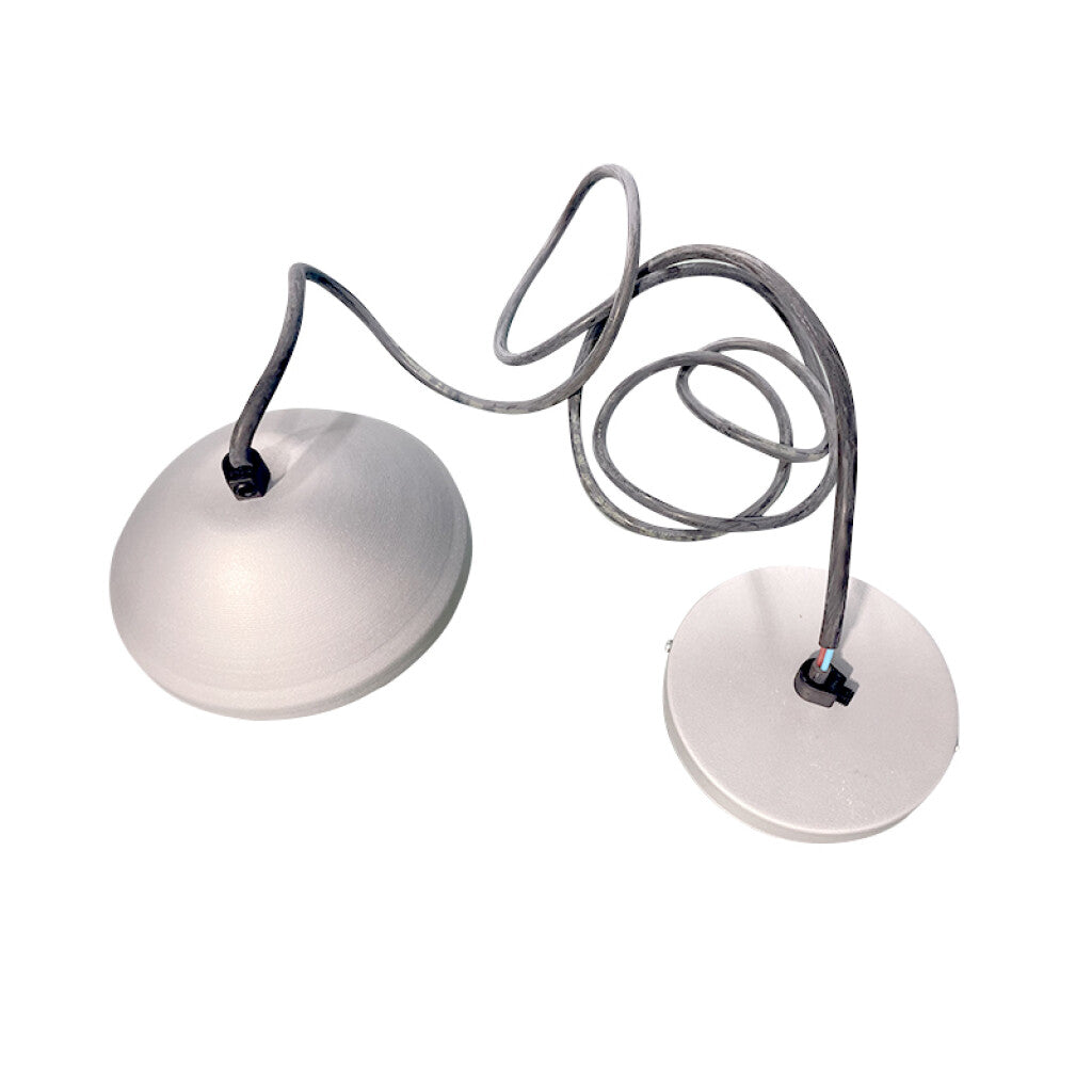 Cabezal p/pantalla MINI ALFA gris para lámpara E27 - AS0072