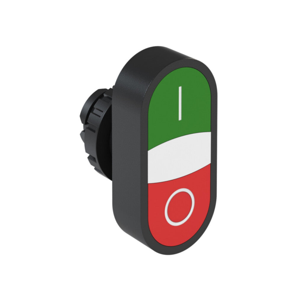 Cabezal pulsador doble Ø22mm IP52, BD - WE5030