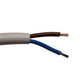 Cable bajo goma blanco 2x1mm² - Rollo 100 mts. - N06104