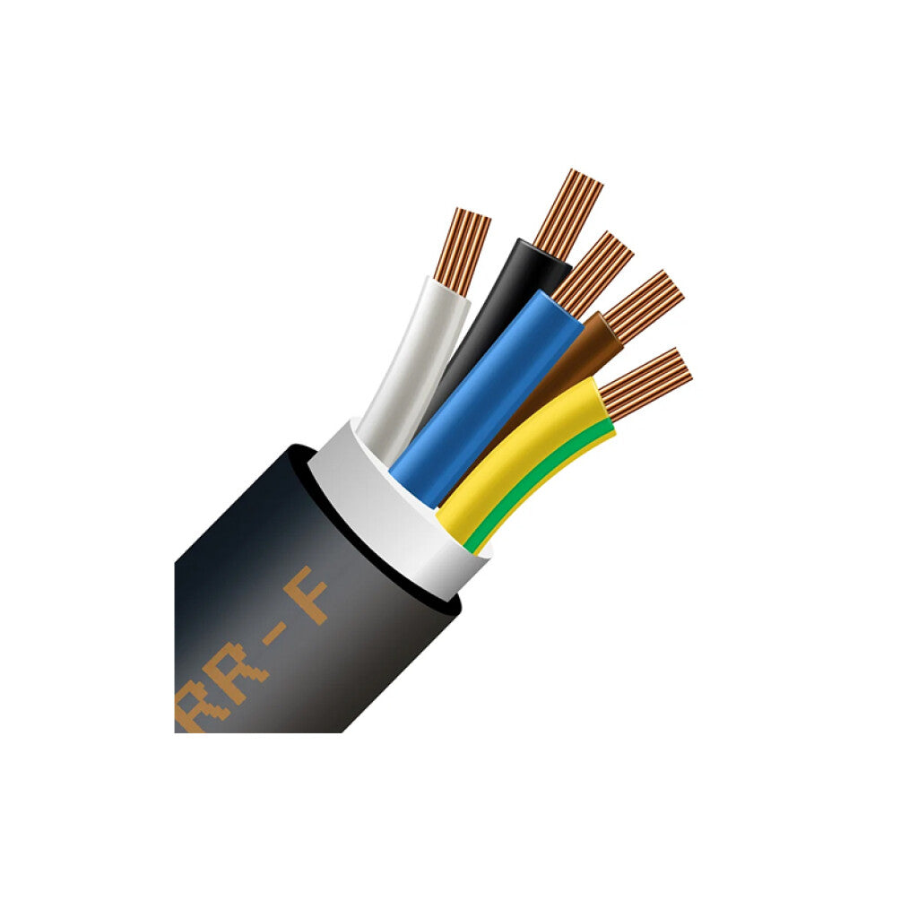 Cable bajo goma negro 5x1mm² - Funsa - N06182