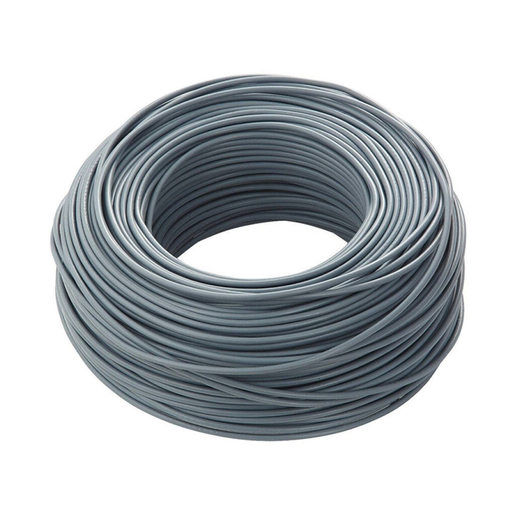 Cable bajo plástico gris 3x2mm², mayor a 100 mt. - N04436