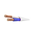 Cable charolado blanco bipolar 2x0.75 - Lemu - L95709F