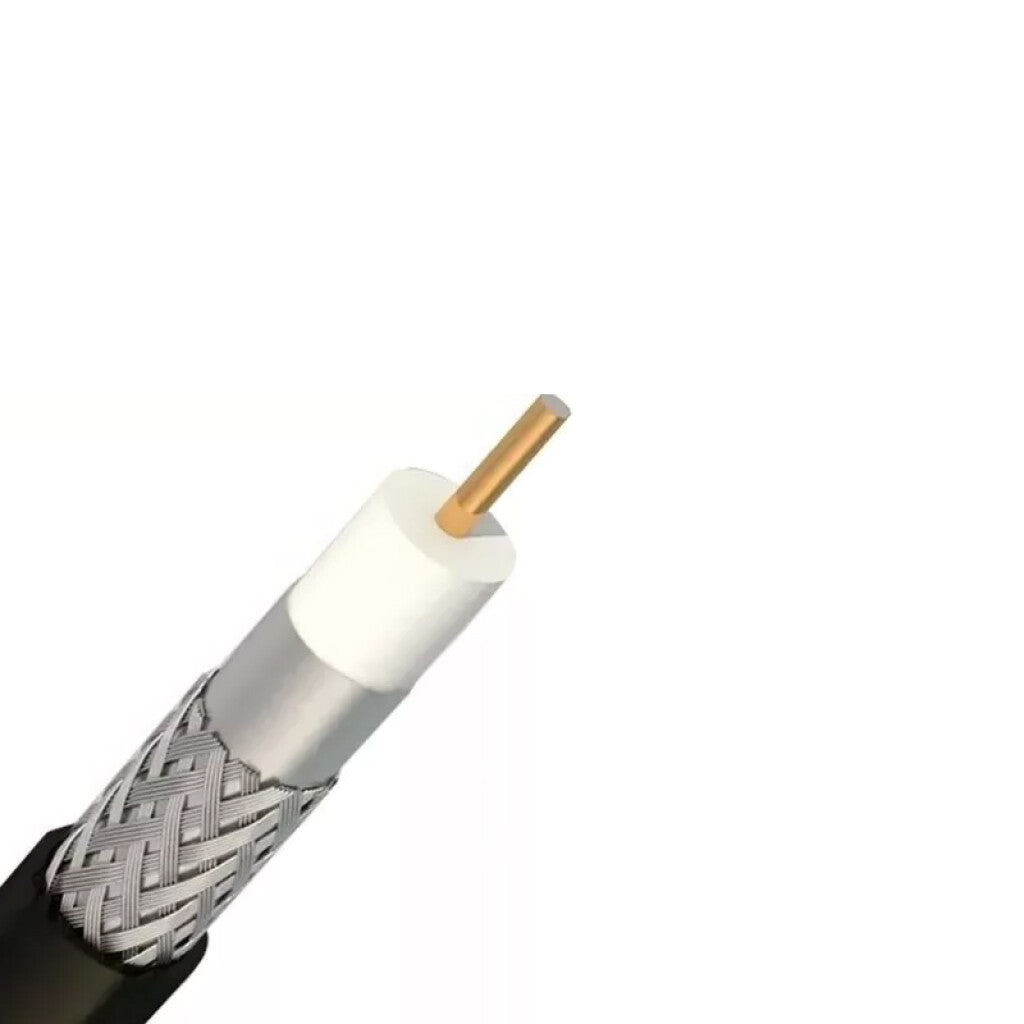 Cable coaxial RG59 40% 75 Ohms WIZ negro - WZ1100