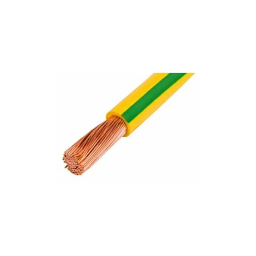 Cable de cobre flexible 3 mm² / 3 mm / 3mm amarillo/verde - L94347F