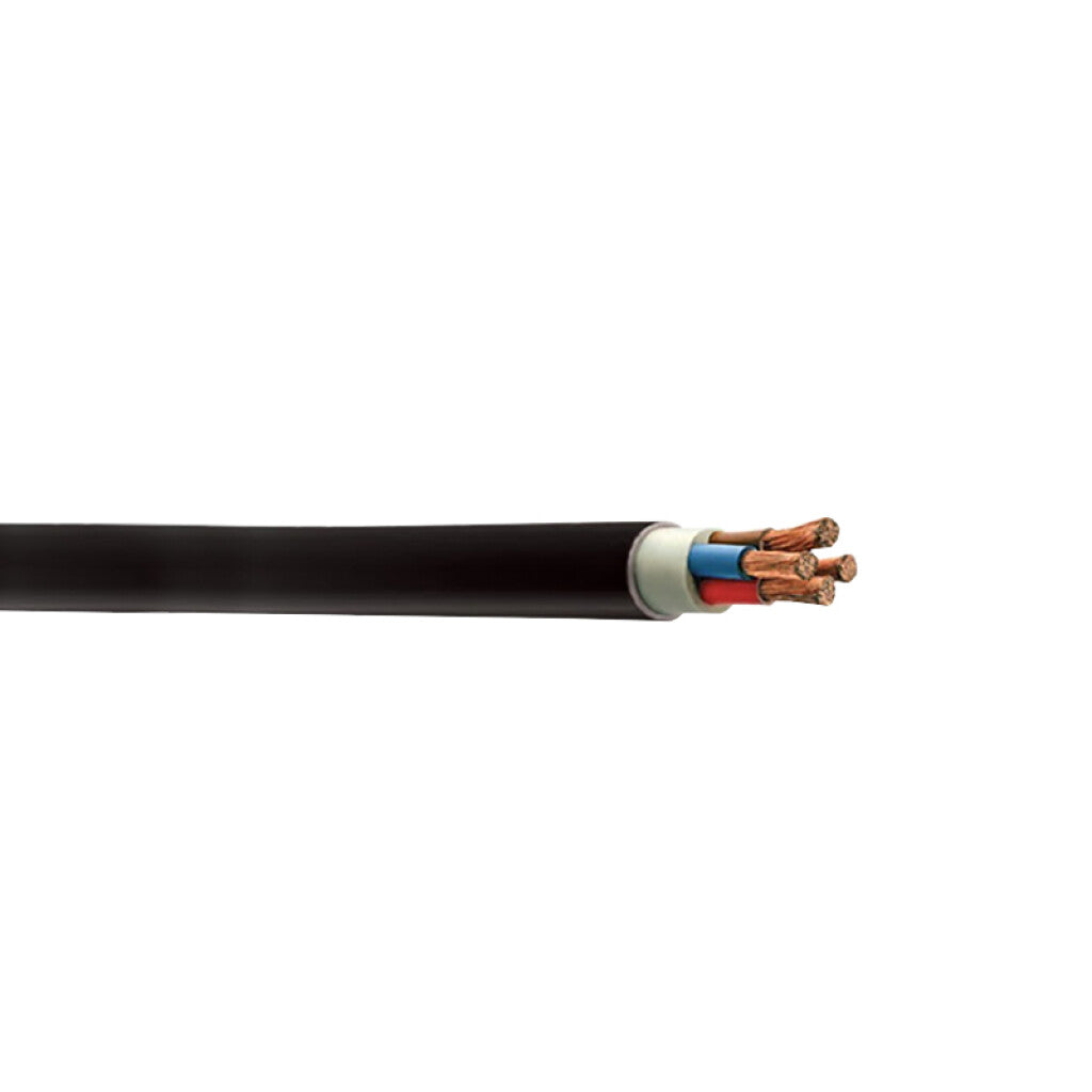 Cable de cobre XLPE negro 4x4mm² - Funsa - N05404