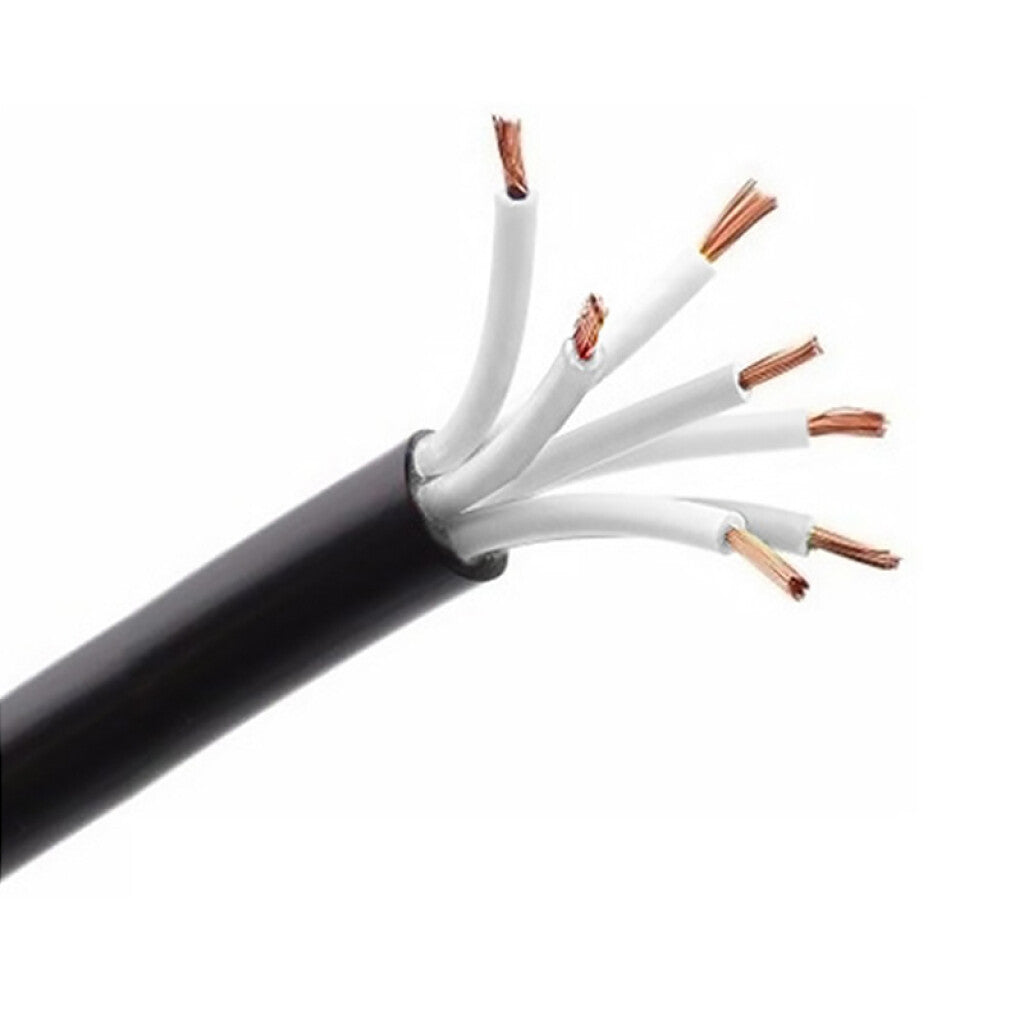 Cable de comando flexible negro, 7x1,5mm² - Funsa - N14311