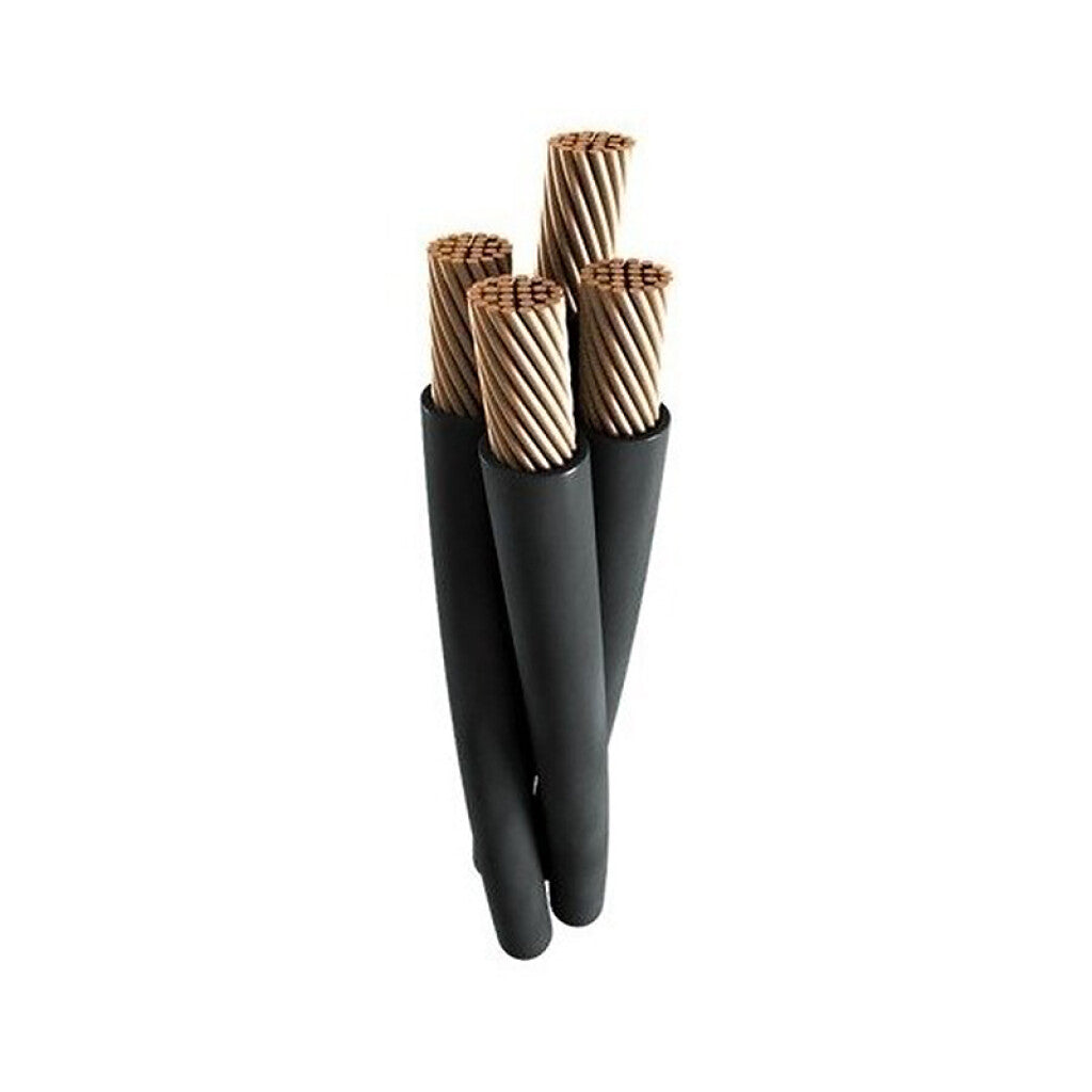 Cable preensamblado de cobre XLPE negro 2x6mm² - N10206