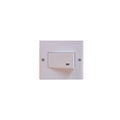 Caja 1 mód con pulsador de timbre blanco puro Sica - SK3493