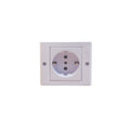 Caja 2 mód c/tomacorriente schuko blanco puro Sica - SK3491
