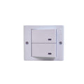 Caja con 2 llaves unipolares blanco puro Sica - SK3497