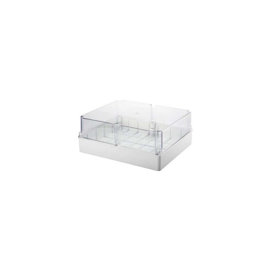 Caja con tapa transp. c/ bisagra IP56 - 46x38x18cm - GE4441