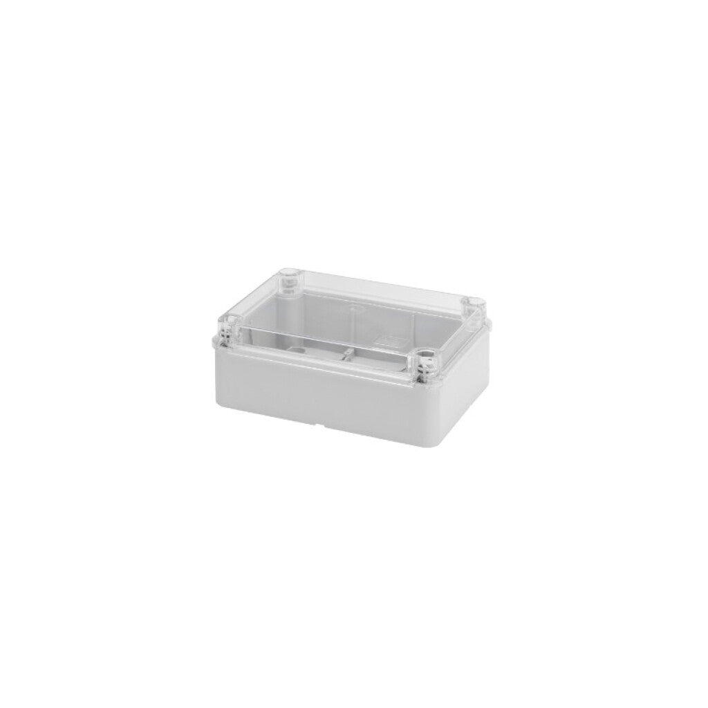 Caja con tapa transp. c/ bisagras IP56 - 19x14x7cm - GE4427
