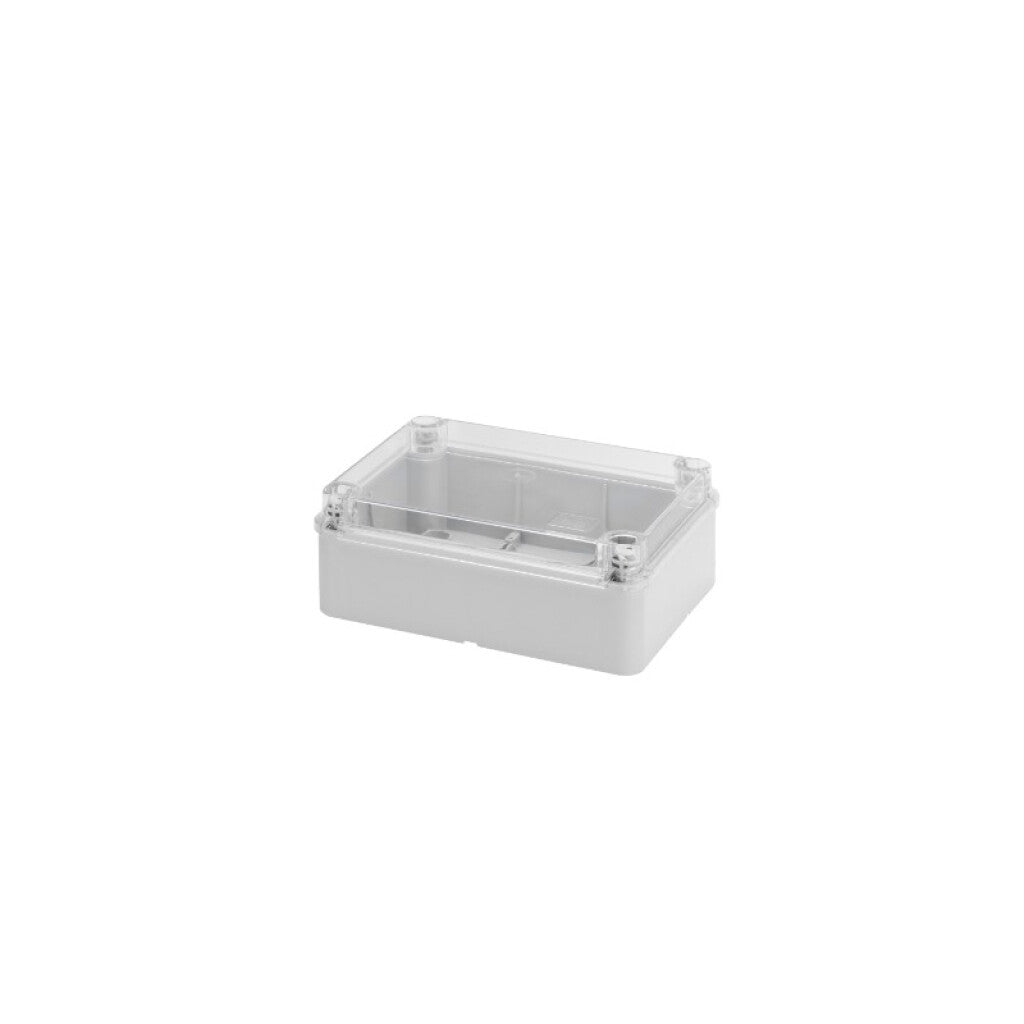 Caja con tapa transp. c/ bisagras IP56 - 24x19x9cm - GE4428