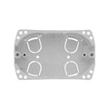 Caja de embutir 3 mód. con tornillo p/ yeso blanca - C10420