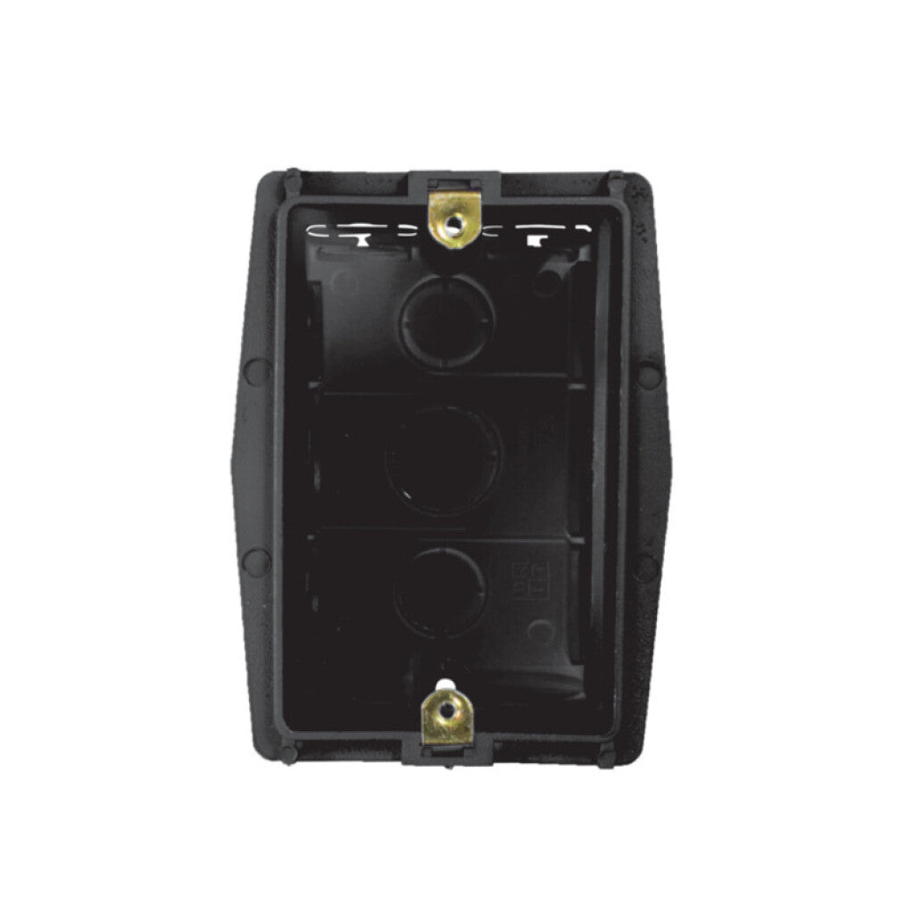 Caja de embutir honda 3 mód. con grapa metálica - C10310