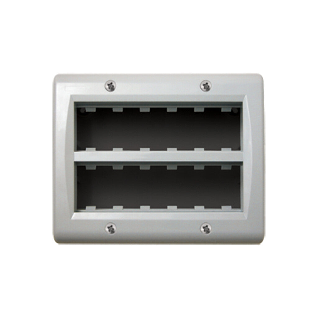 Caja ext. para 12 módulos (2x6) gris - Ave - C55618